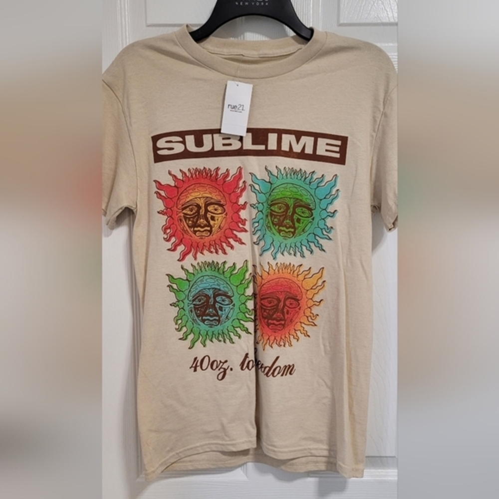 SUBLIME‎ 40oz. To Freedom Rock Band T Shirt Women's Size Small
